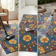 thumbnail image 6 of Nourison Aloha Floral Textured Flatweave High-Low Indoor Outdoor Area Rug Navy Multicolor 7'10" x 10'6", 6 of 12