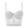 thumbnail image 2 of BLVB Corset Tops for Women Going out Mesh Bustier Date Night Fashion Camisole Clothes Crop Cute Party Tank Shirts, 2 of 7