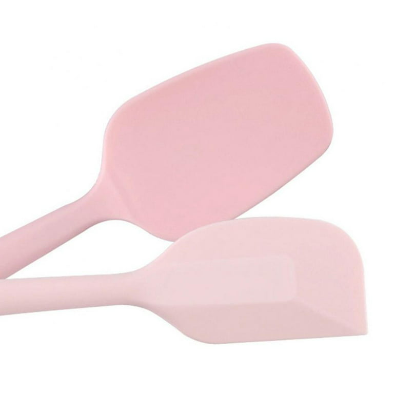 Collfa Rose Gold and Pink Kitchen Utensil Small Five-Piece Set Mini Silicone Kids Kitchen Tools Whisk Spatula Tongs Spoon and Slotted Spatula(Kids