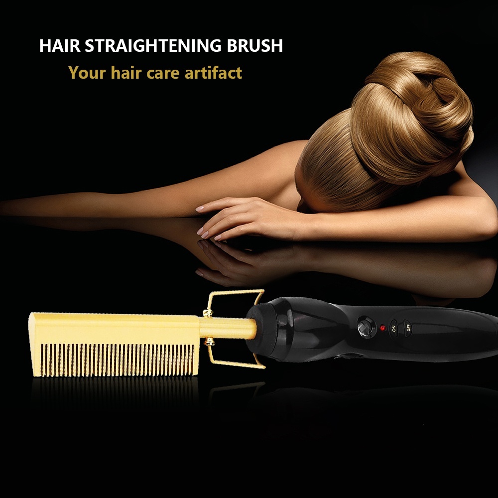 titanium pressing comb