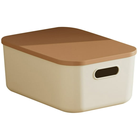 Clearance! Storage with Lids Plastic Storage Containers for Organizing Stackable Storage Box with Handle , Home Textile Storage on Sale Sheets E