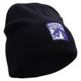 thumbnail image 4 of 18th Airborne Corps Embroidered 8 Inch Knitted Short Beanie - Navy OSFM, 4 of 5