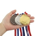 thumbnail image 5 of Uxcell Blank Award Medals, 10 Pack Bronze Award Medals with Ribbon, Make Your Medals Kit, 5 of 7