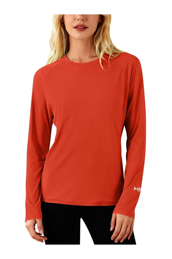 Womens UPF 50+ UV Sun Protection T-Shirt Long Sleeve Fishing Hiking Performance Shirts