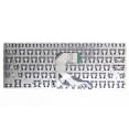thumbnail image 2 of Tholdsy Teclado negro con letras transparentes integradas, teclados para portátiles, diseño estándar, Panel de teclas, reemplazo Cuadernos de escritura y cuadernos de bocetos, 2 of 5