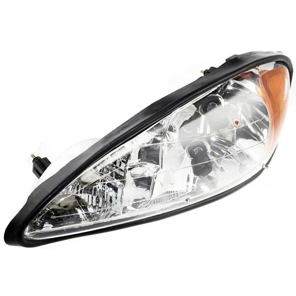 Headlight Compatible With 1999-2005 Pontiac Grand Am Left Driver Halogen With bulb(s)