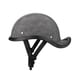 thumbnail image 4 of Gorra de béisbol de medio casco de motocicleta de estilo retro para casco de scooter de bicicleta ATV Gris, 4 of 8