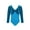 Lake Blue, variant on Kids Girls Velvet Leotard Backless Bodysuit Long Sleeves Tank Ballet Dancewear Sportswear Royal Blue 120