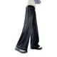 thumbnail image 2 of Cowsor Girls Wide Leg Jeans Baggy High Elastic Waist Denim Pants Cute Y2K Trendy Tween Streetwear, 2 of 7