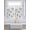 White, variant on Black Dandelion Living Room Curtains 2 Panel, Spring Country Modern Minimalist Flower Cafe Window Treatment, Farmhouse Bedroom Bathroom Kitchen Curtains Drapes 104"x54"
