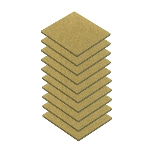 10 placas base de madera para maquetas de edificios, ideales para proyectos de arquitectura DIY. 12 cm x 12 cm