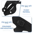 thumbnail image 5 of DEEPCRAFF Hockey Mask for Athletes Black PVC Impact Protection and Breathable Comfort 1Pcs for Fan Gear, 5 of 6