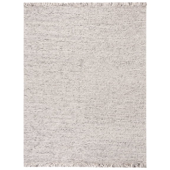 Safavieh Natura Irinka Wool Fringe Rug 5' x 8' - Grey/Black - Rectangle