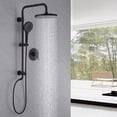 thumbnail image 2 of Multi Function Handheld Shower Head, Wall Mounted Exposed Shower System with Rough-In Valve, 2 of 5