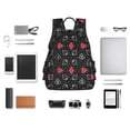 thumbnail image 4 of Fotbe Card Suits Mochila Ligera para Hombres y Mujeres - Duradera y Resistente al Agua, Ideal para Escuela, Trabajo, Viajes y Uso Diario, 4 of 7