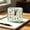 Green, variant on Minimalist Silent Analog Alarm Clock, Battery-Operated Table Clock for Student Dorm and Bedroom, 2.1x2.3in