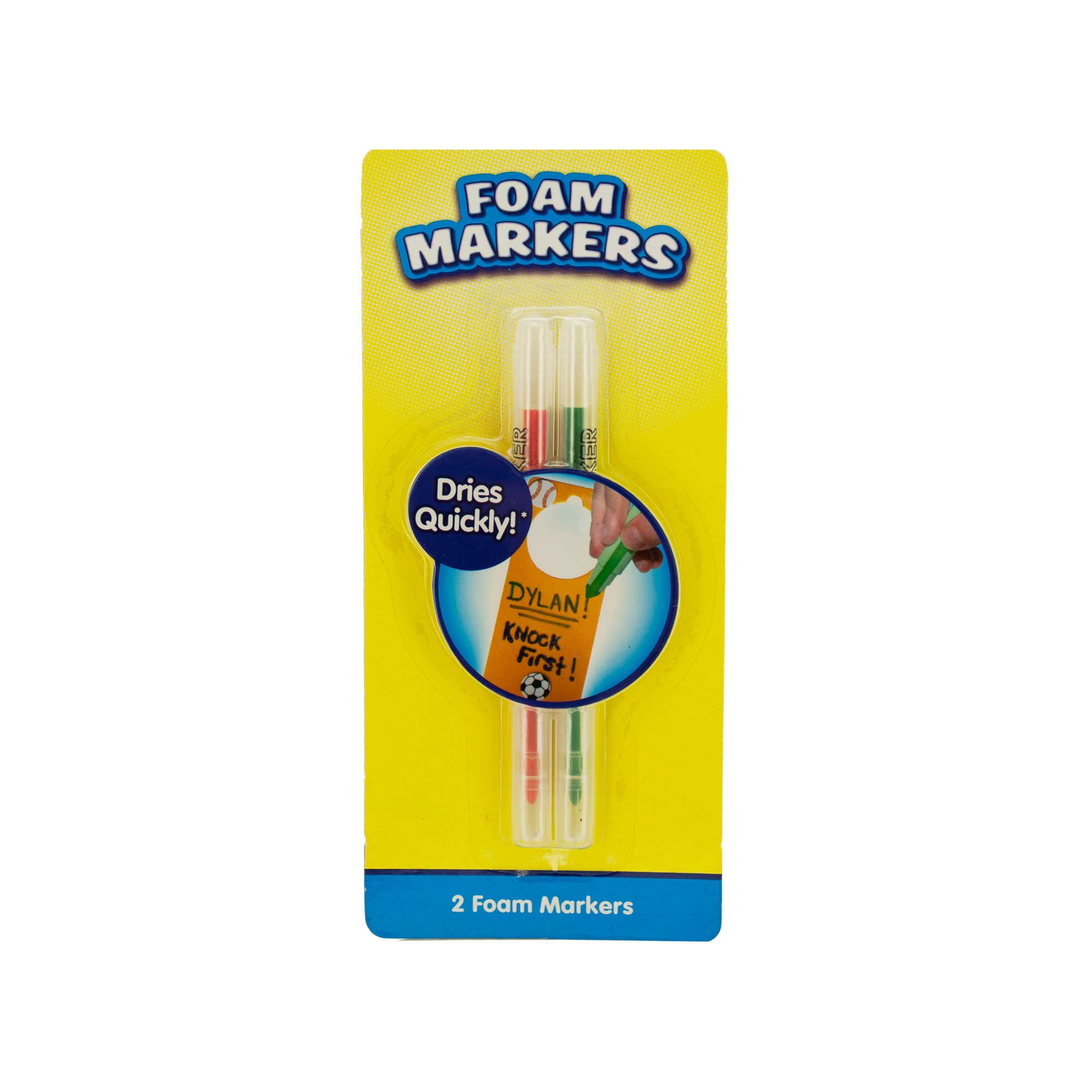 2 Foam Markers Kit for Arts and Craft DIY Projects and Ideas Colors May