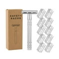 thumbnail image 1 of CHUANK Rasoirs pour Hommes Rasoir Rétro Rasoir Droit Structure Robuste Fournitures de Rasage de Précision Rasoirs pour Hommes Style7, 1 of 4