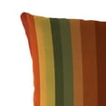 thumbnail image 3 of Jordan Manufacturing 16" x 16" Islip Cayenne Maroon Stripe Square Outdoor Throw Pillow (2 Pack), 3 of 11
