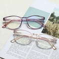 thumbnail image 3 of 4 Pack Women Men Presbyopic Glasses Oval Reading Glasses Blue Light Blocking Fashion Readers, 3 of 3