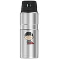 thumbnail image 2 of Superman Cute Chibi, THERMOS STAINLESS KING Stainless Steel Drink Bottle, Vacuum insulated & Double Wall, 24oz, 2 of 7