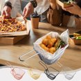 thumbnail image 1 of Iumwxz Kitchen Gadgets Kitchen Utensil Set Mini French Fries Basket Chicken Nuggets Frying Basket Food Tableware Small Frying Basket Snack Basket Wholesale Black Stainless Steel Online Shopping, 1 of 7