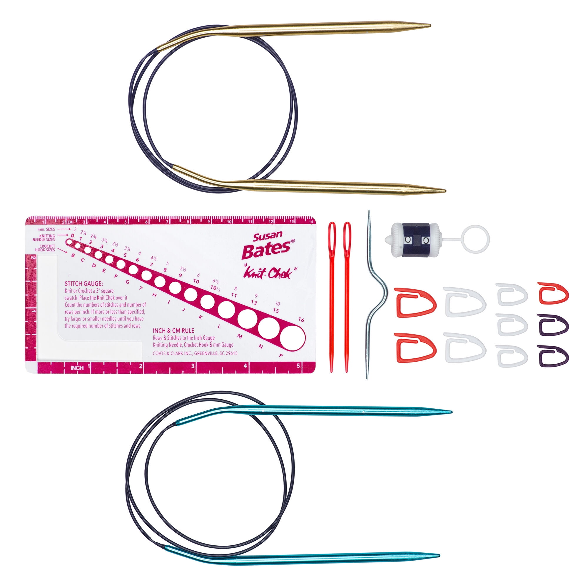 Red Heart® Learn Knitting Kit with Circular Needles