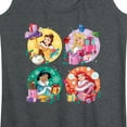 thumbnail image 3 of Disney - Princess Christmas Grid - Women's Racerback Tank Top, 3 of 5