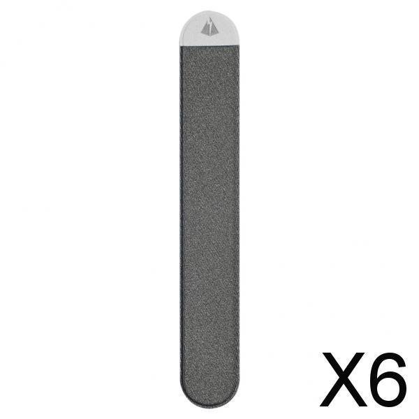 6 Estuches para Lápices, Adhesivos para Lápiz Capacitivo, Bolsillo Protector para Lápiz 2, Color Gris Oscuro