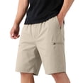 thumbnail image 2 of VV AVEORS Men'S Hiking Cargo Shorts Casual Lightweight Casual Summer Outdoor Golf Shorts With Zipper Pockets Complexion 2XL, 2 of 4