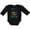 AB-Black, variant on Inktastic After Every Storm, There is a Rainbow of Hope Here I Am Boys or Girls Long Sleeve Baby Bodysuit