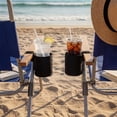 thumbnail image 6 of Outdoor Chair Arm Beverage , Water Flask Sleeve, Two Strap Nylon , Camp Ready Cup , Compact Travel, 6 of 8