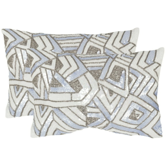 Safavieh  Ricci Lilac Haze Throw Pillows (12-inches x 18-inches) (Set of 2)