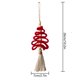 thumbnail image 3 of Puntoco Adornos colgantes para árboles de Navidad tejidos a mano Adornos navideños Adornos colgantes Adornos para colgar en la pared Manualidades para el hogar, 3 of 6