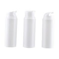 thumbnail image 4 of FOLOYORI Cosmetics Storage 3Pcs Plastic Bottles White Plastic Storage Holder, 4 of 8