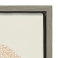 thumbnail image 3 of Kate and Laurel Sylvie Sea Breeze Surfer Girl Framed Canvas Wall Art by Hannah Beisang, 23x33 Gray. Decorative Beach Art for Wall, 3 of 8