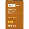 RXBAR, Peanut Butter Gluten-Free Protein Bars, 12 Count