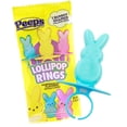 thumbnail image 3 of Peeps Bunny Lollipop Rings, Individually Wrapped, Easter Basket Stuffers, Pack of 6, 3 of 5