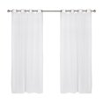 thumbnail image 2 of Essen Indoor/Outdoor Grommet Curtain Voile 54" x 84" in White, 2 of 4