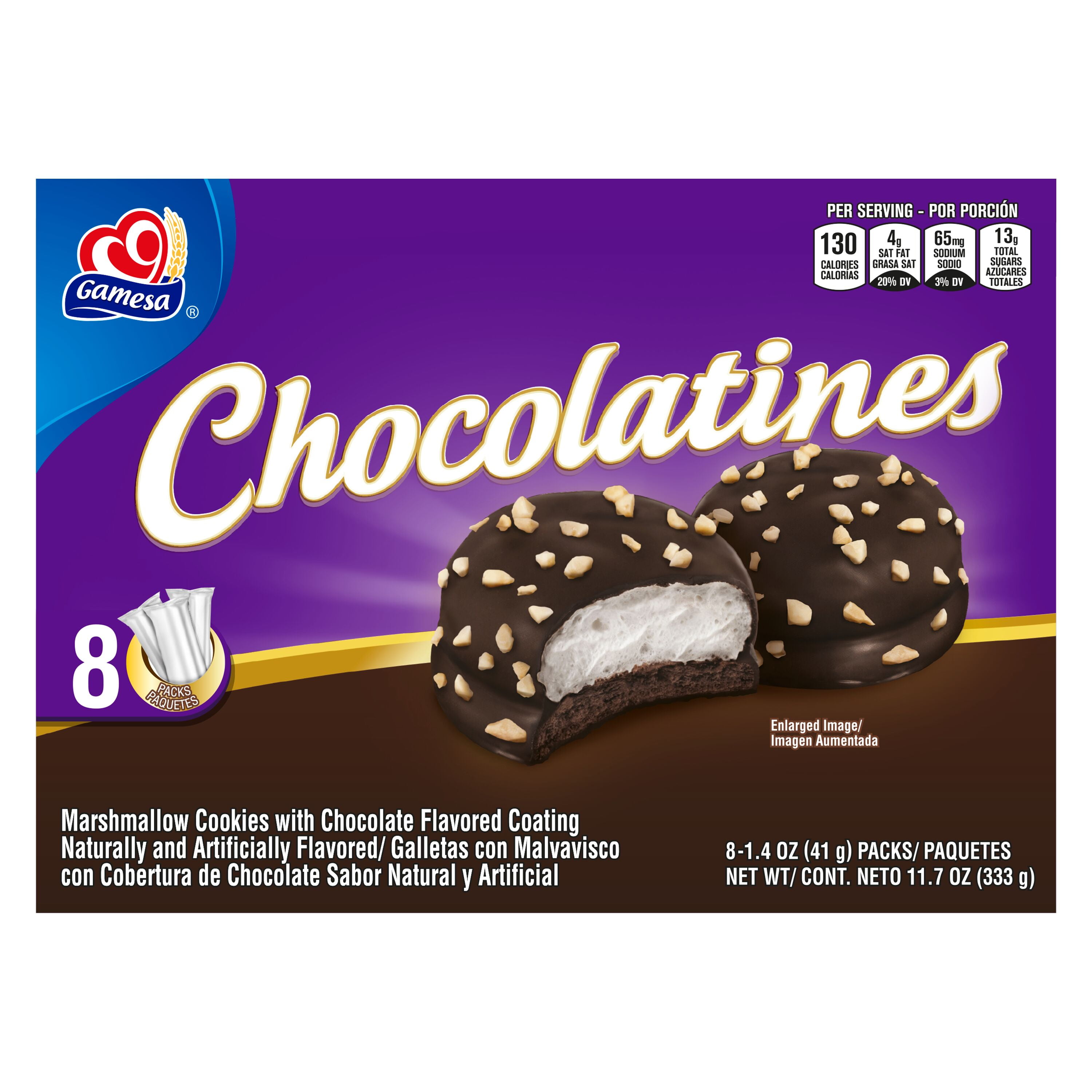 Gamesa Chocolatines Marshmallow Cookies, 11.74 Oz.