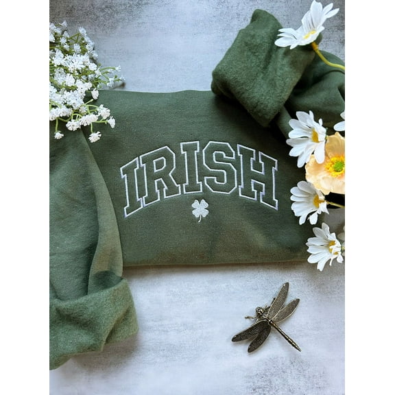 Embroidered Irish Sweatshirt