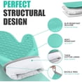 thumbnail image 2 of HEETLY 12.5-Inch Extra Long Waterproof Silicone Oven Mitts, 1-Pair Set, Heat Resistant with Cotton Lining, Green, 2 of 7