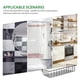 thumbnail image 4 of Kit de 2 cestas colgantes de pared con rejilla, organizadores de pared, cestas para panel perforado, 4 of 7