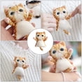 thumbnail image 4 of MasteelfCA 1 Set of Kitten Wool Felt Kit Handmade Animal Wool Felt Material Wool Felt Crafts, 4 of 8