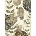 thumbnail image 2 of Vess, June Erica 25x32 White Modern Wood Framed Museum Art Print Titled - Garden Contours I, 2 of 4