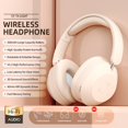 thumbnail image 4 of Latrodar Wireless Headset Bluetooth SY T4 Headset Bluetooth Headset Wireless Game Headset New Sports Cell Phone Headset Boys And Girls Novelty White 8.12x7.92 I, 4 of 4