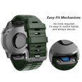 thumbnail image 3 of Pulseras NotoCity compatibles con Fenix 6 22 mm, color verde militar, 3 of 8