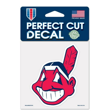 Cleveland Indians 4x4 Perfect-Cut Car Auto Decal Sticker