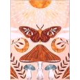 thumbnail image 1 of Kits de pintura de diamantes para adultos principiantes, kit de arte de diamantes 5D de mariposa con taladro completo, pintura de sol y luna (12 x 16 pulgadas), 1 of 5