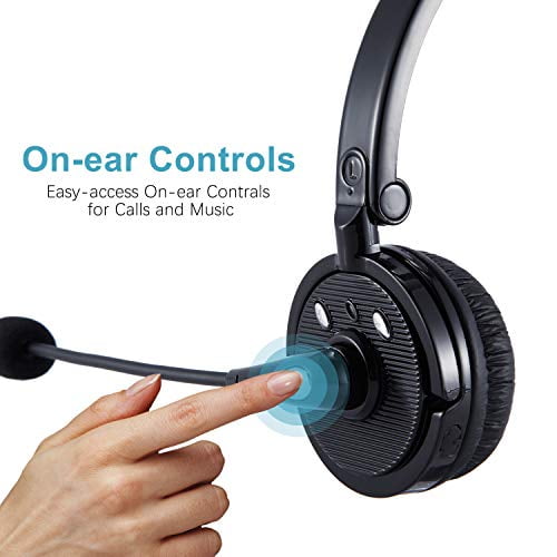 Bluetooth Headsets with Mic, Noise Cancelling Wireless Bluetooth